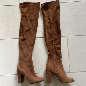 Brown Over the knee womens aldo boots